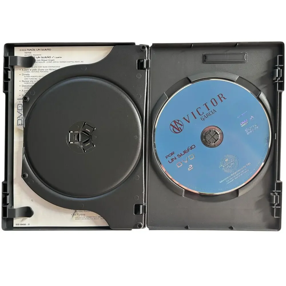 Victor Garcia Por Un Sueño 2-Disc DVD Set 2004 Sony Discos Latin Music